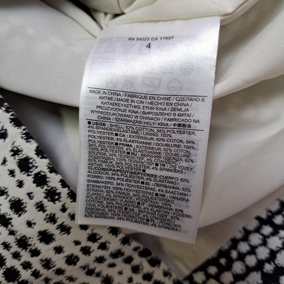 BANANA Republic Black White‎ Sheath Dress - Picture 8 of 12